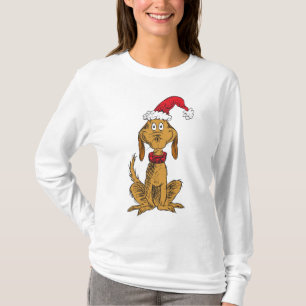 Grinch's Max Santa Claus Hat T-Shirt