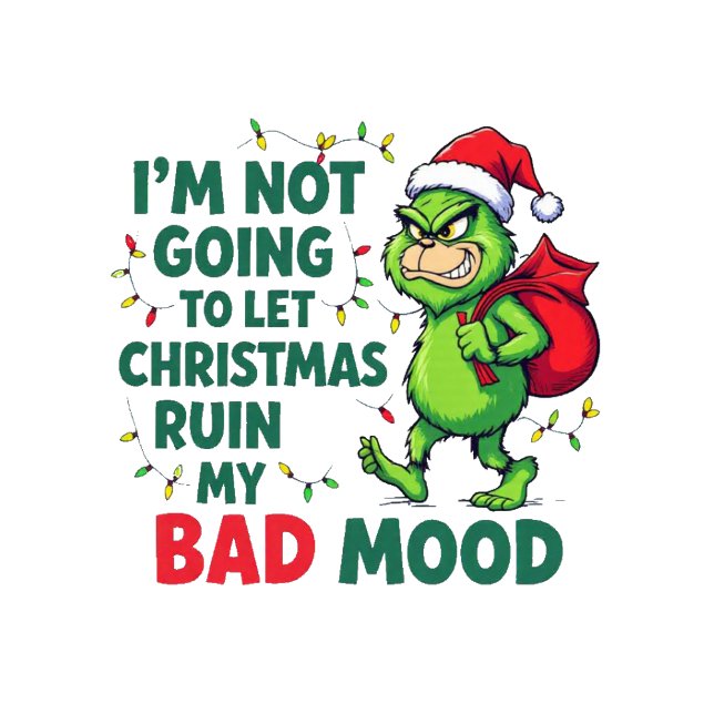 Grinchy Bigfoot Christmas Bad Mood Sweatshirt (Creator Uploaded)