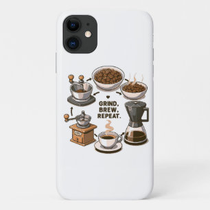 Grind Brew Repeat Case-Mate iPhone Case