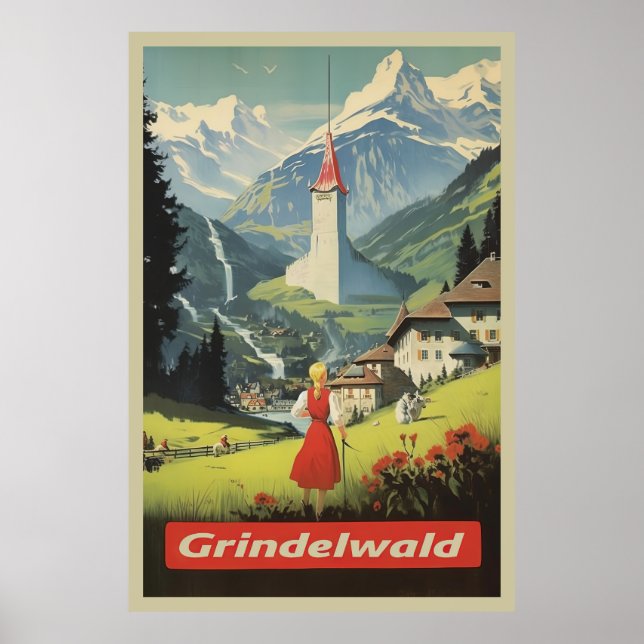 Grindelwald, Switzerland Poster (Front)