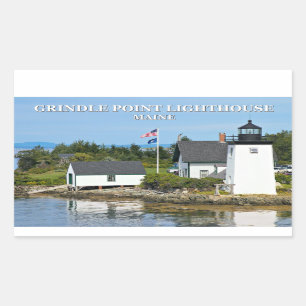 Grindle Point Lighthouse, Maine Stickers