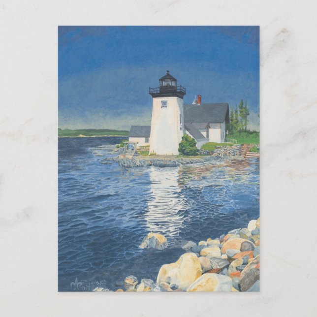 Grindle Point Lighthouse Postcard (Front)
