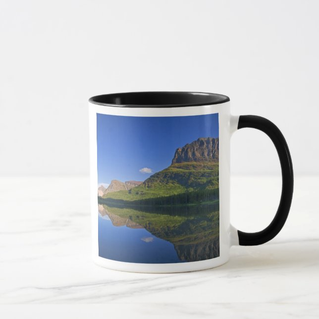 Grinnel Point and Allen Mountain reflect into Mug (Right)
