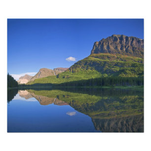 Grinnel Point and Allen Mountain reflect into Photo Print