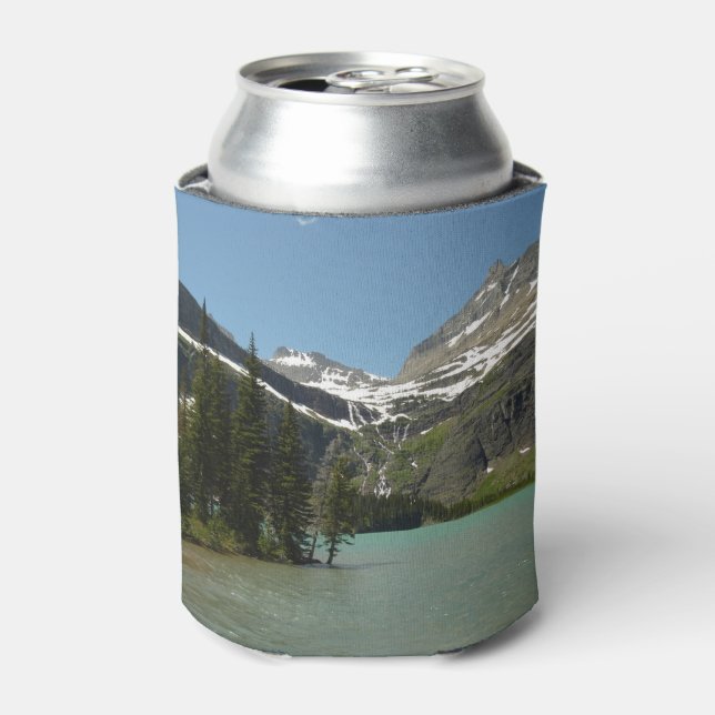 Grinnell Lake at Glacier National Park Can Cooler (Can Front)