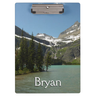 Grinnell Lake at Glacier National Park Clipboard