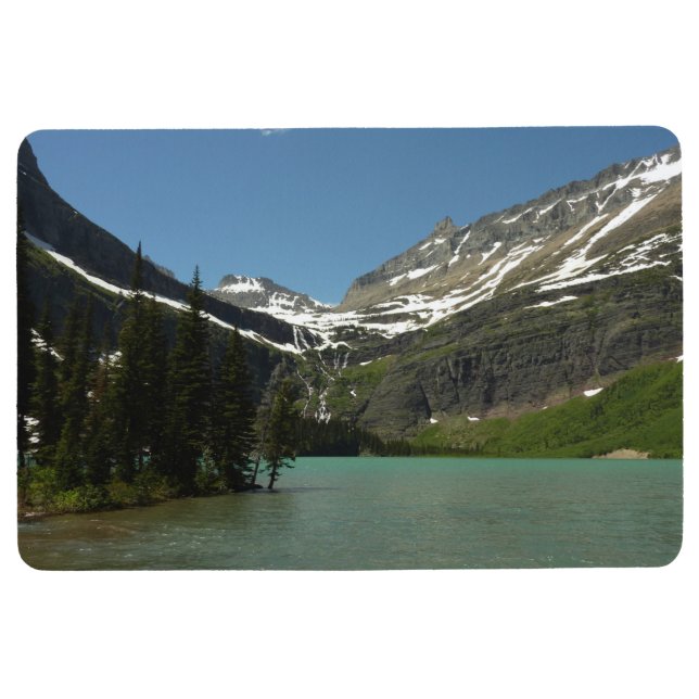 Grinnell Lake at Glacier National Park Floor Mat (Front)