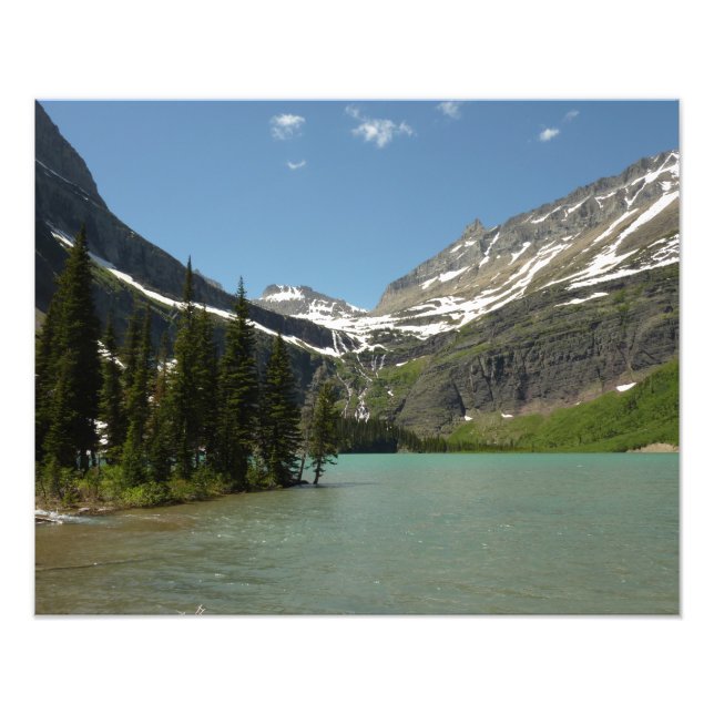 Grinnell Lake at Glacier National Park Photo Print (Front)