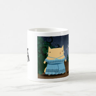 Grinning Cat Coffee Mug