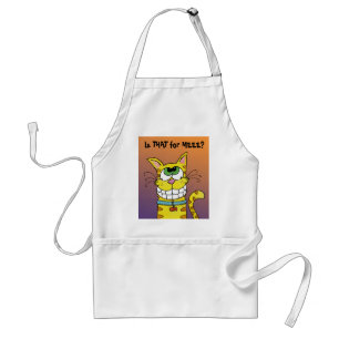 Grinning Cat Standard Apron
