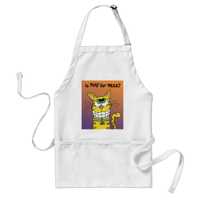 Grinning Cat Standard Apron (Front)