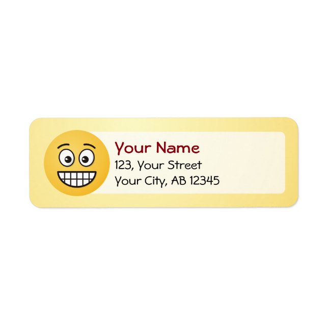 Grinning Face with Open Eyes (Front)