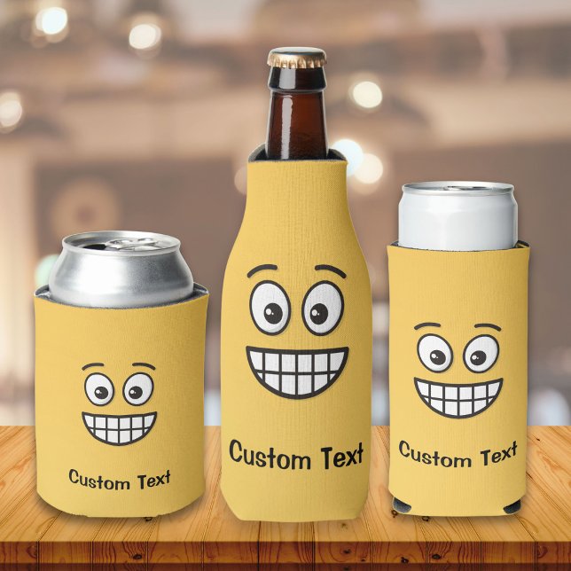 Grinning Face with Open Eyes Can Cooler (Creator Uploaded)