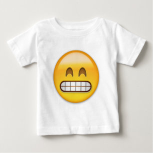 Grinning Face With Smiling Eyes Emoji Baby T-Shirt