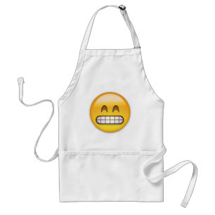 Grinning Face With Smiling Eyes Emoji Standard Apron