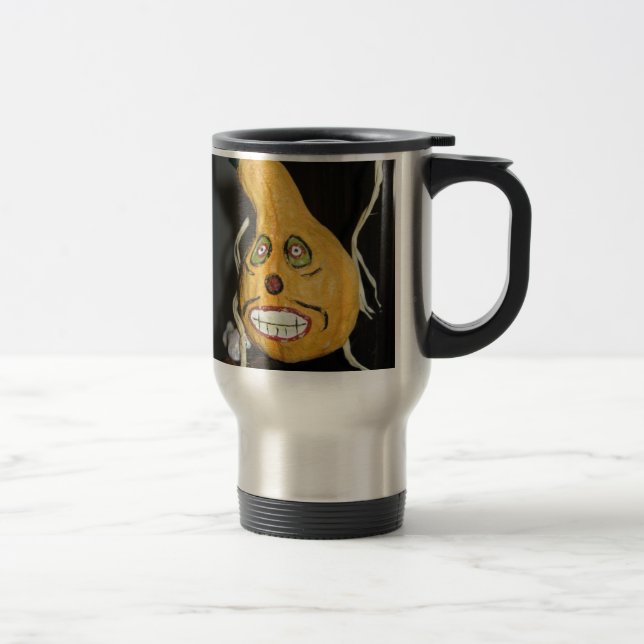 Grinning Gourd Travel Mug (Right)