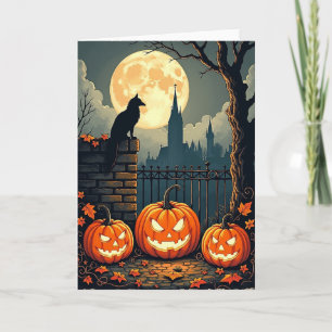 Grinning Gourds Glow Card