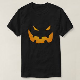 Grinning Halloween Pumpkin Face T-Shirt