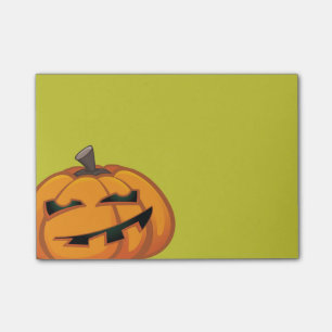 Grinning Halloween Pumpkin Post-it® Notes