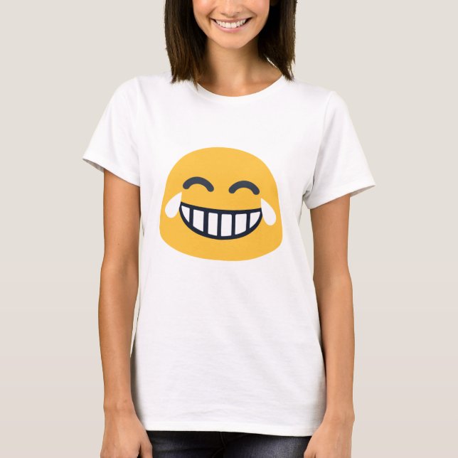 Grinning Joy Emoji T-Shirt (Front)