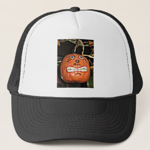 Grinning Pumpkin Trucker Hat