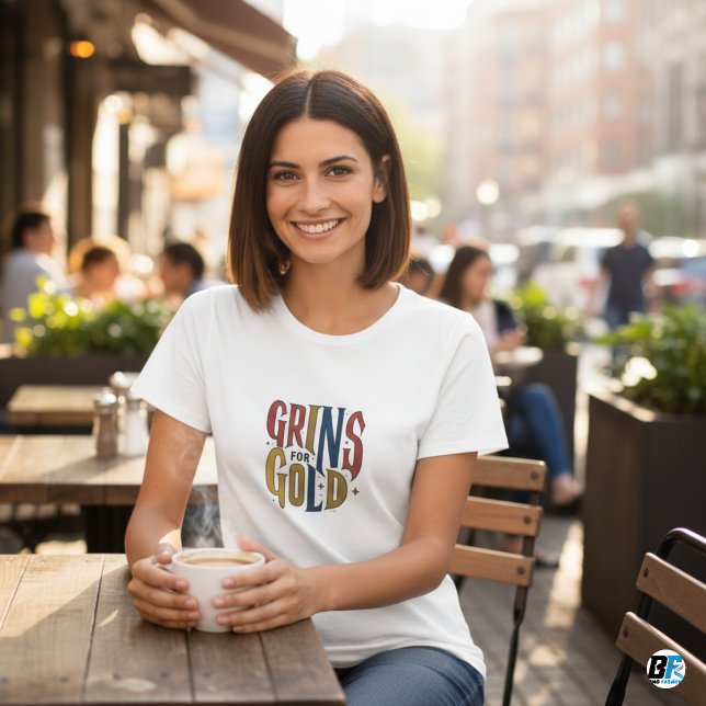 Grins for Gold Funny T-shirts (Creator Uploaded)