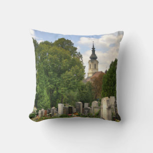 Grinzinger Friedhof, Wien Österreich Cushion