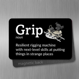 Grip Definition - Film Crew 4" x 6" Flex Magnet