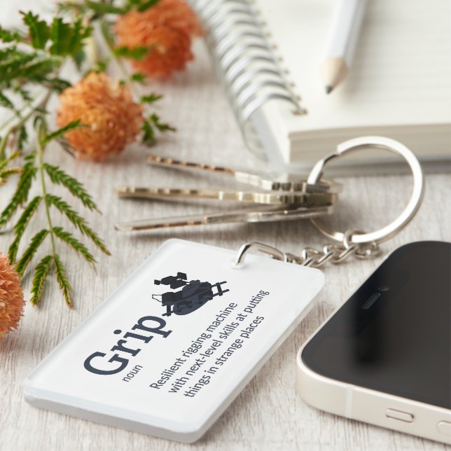 Grip Definition - Film Crew Key Ring (Front Right)