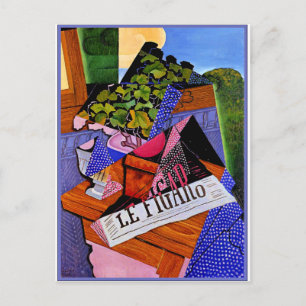 Gris - A Pot of Geraniums Postcard