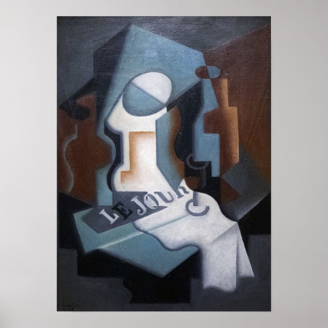 Gris - Bottle And Fruit Bowl Poster (Front)