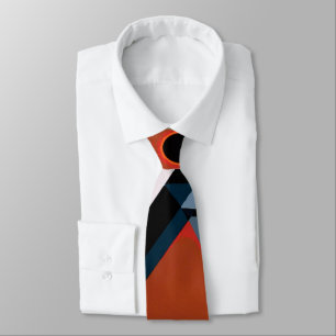 Gris by Kandinsky Abstract Painting Modern Art Tie
