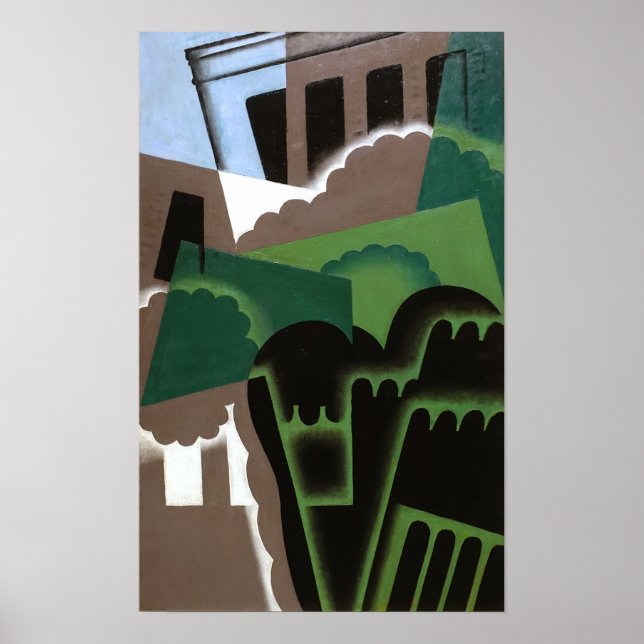 Gris - Cubist Landscape 1917 Poster (Front)