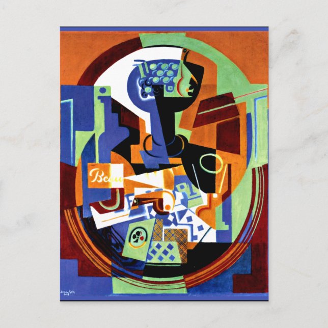 Gris - Fruit Dish and Playing Cards (Front)