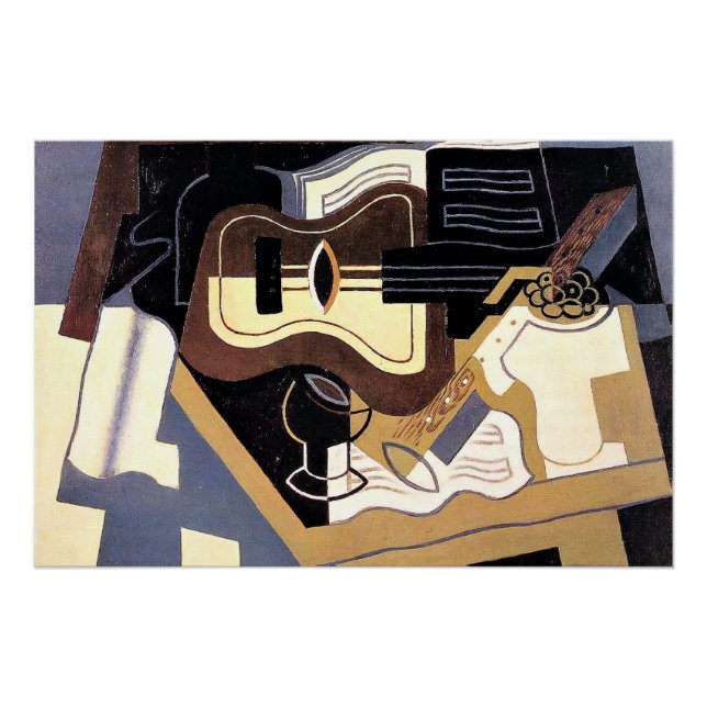 Gris - Guitar and Clarinet, fine art, Poster (Front)