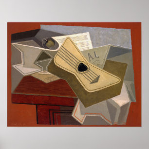 Gris - Guitar And Journal Poster