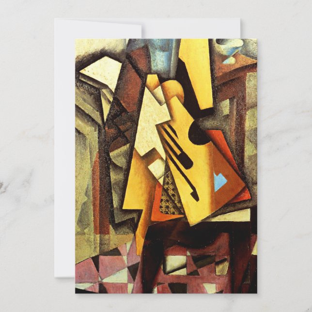 Gris - Guitar on a Chair Card (Front)