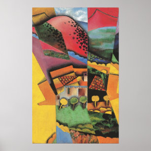 Gris - Landscape At Ceret 1913 Poster