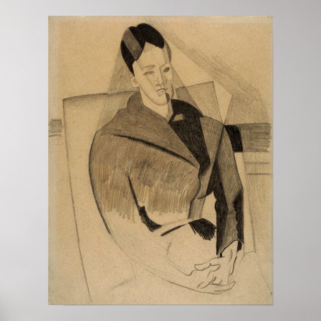 Gris - Mme Cezanne, After Cezanne Poster (Front)