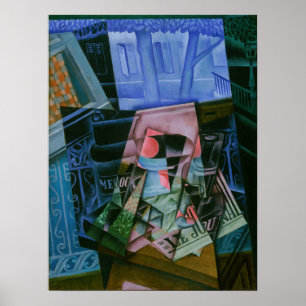 Gris - Still Life Before An Open Window Poster