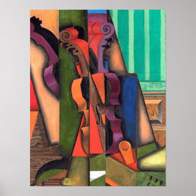 Gris - Violin And Guitar Poster (Front)