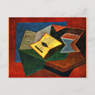 Gris - Yellow Guitar Postcard