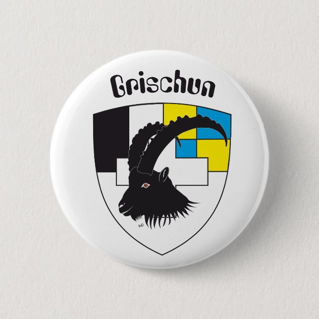 Grischun Svizra Button (Front)