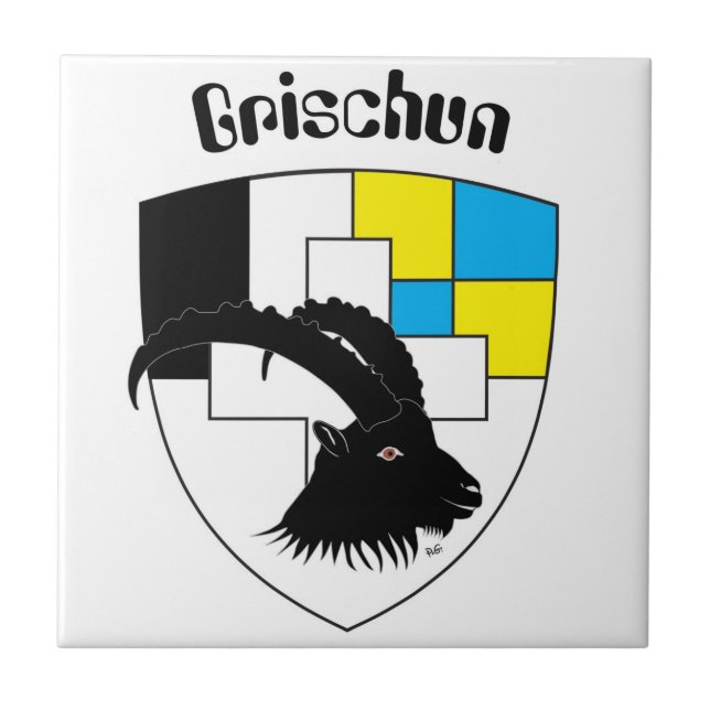 Grischun Svizra Fliese Tile (Front)