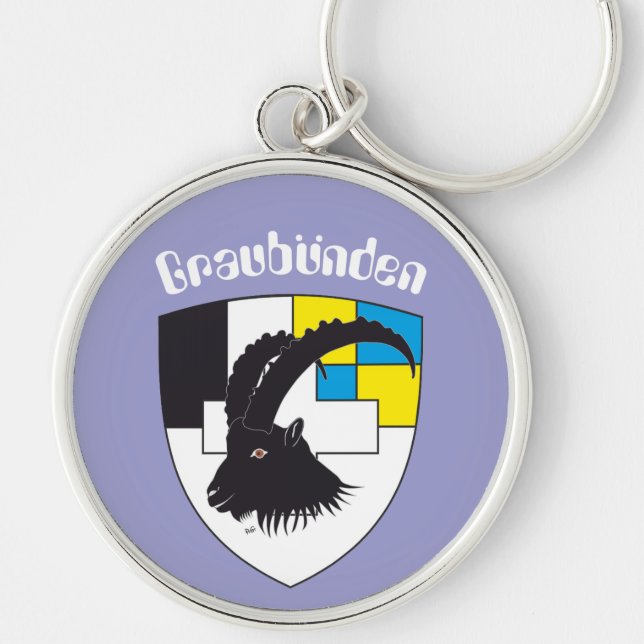 Grischun Svizra Schlüsselanhänger Key Ring (Front)