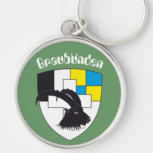 Grischun Svizra Schlüsselanhänger Key Ring (Front)