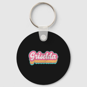Griselda First Name Girl Vintage 70s 80s Personali Key Ring