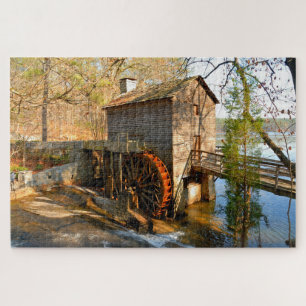 Grist Mill Stone Mountain, Georgia Jigsaw Puzzle