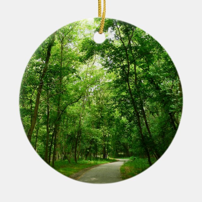 Grist Mill Trail II Ceramic Tree Decoration (Front)