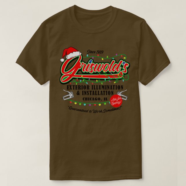 Griswold Illumination Christmas Vacation T-Shirt (Design Front)
